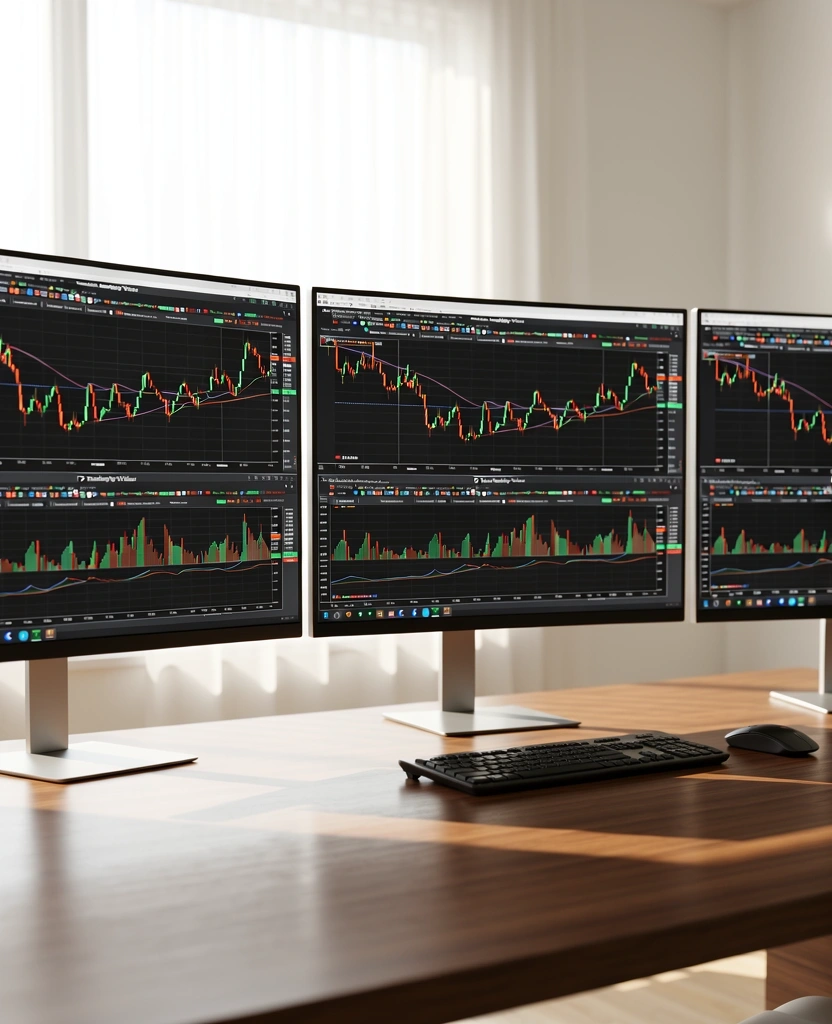 Ambiente de análise técnica na Soraaman Digital